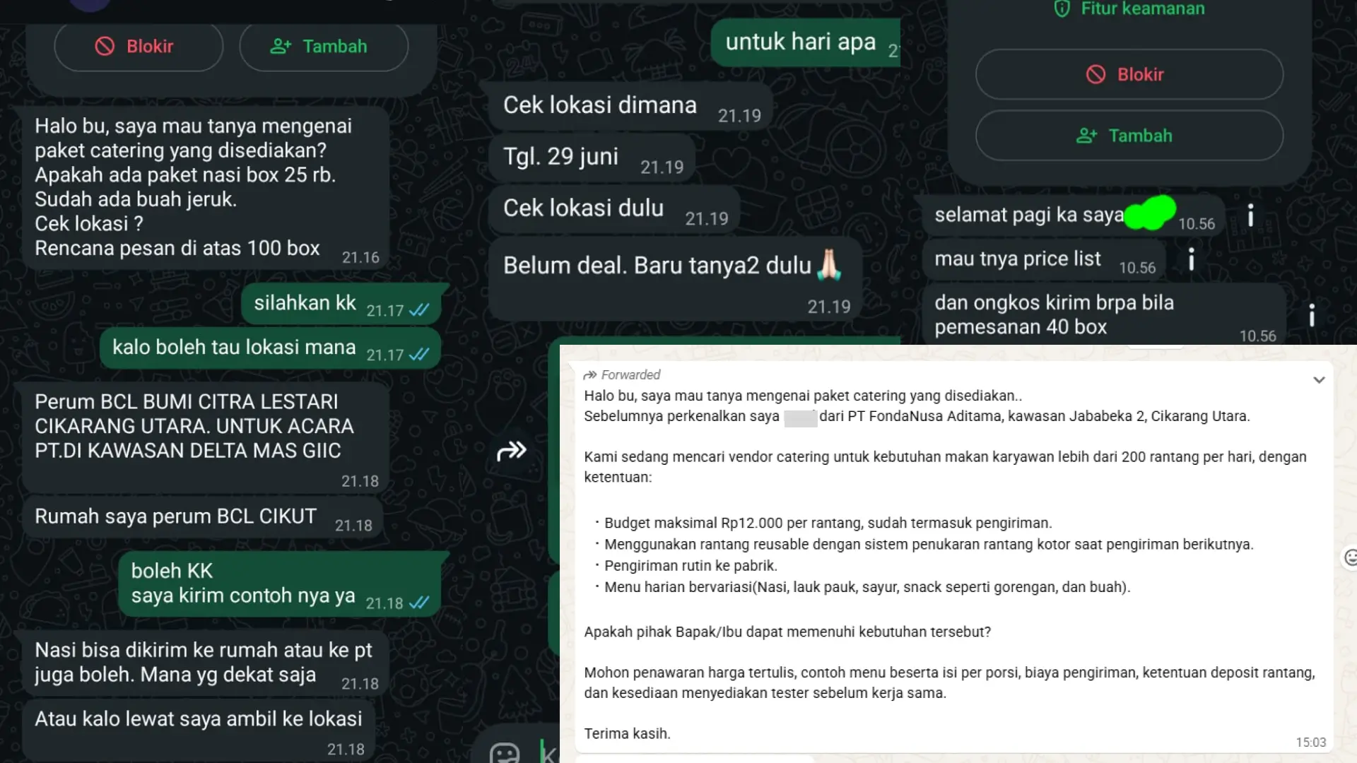 Leads WhatsApp Dapoer MMH Fafifu