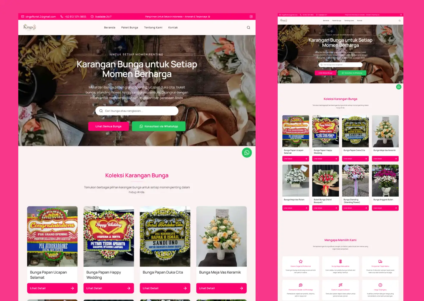 Kings Florist Bekasi porto 1